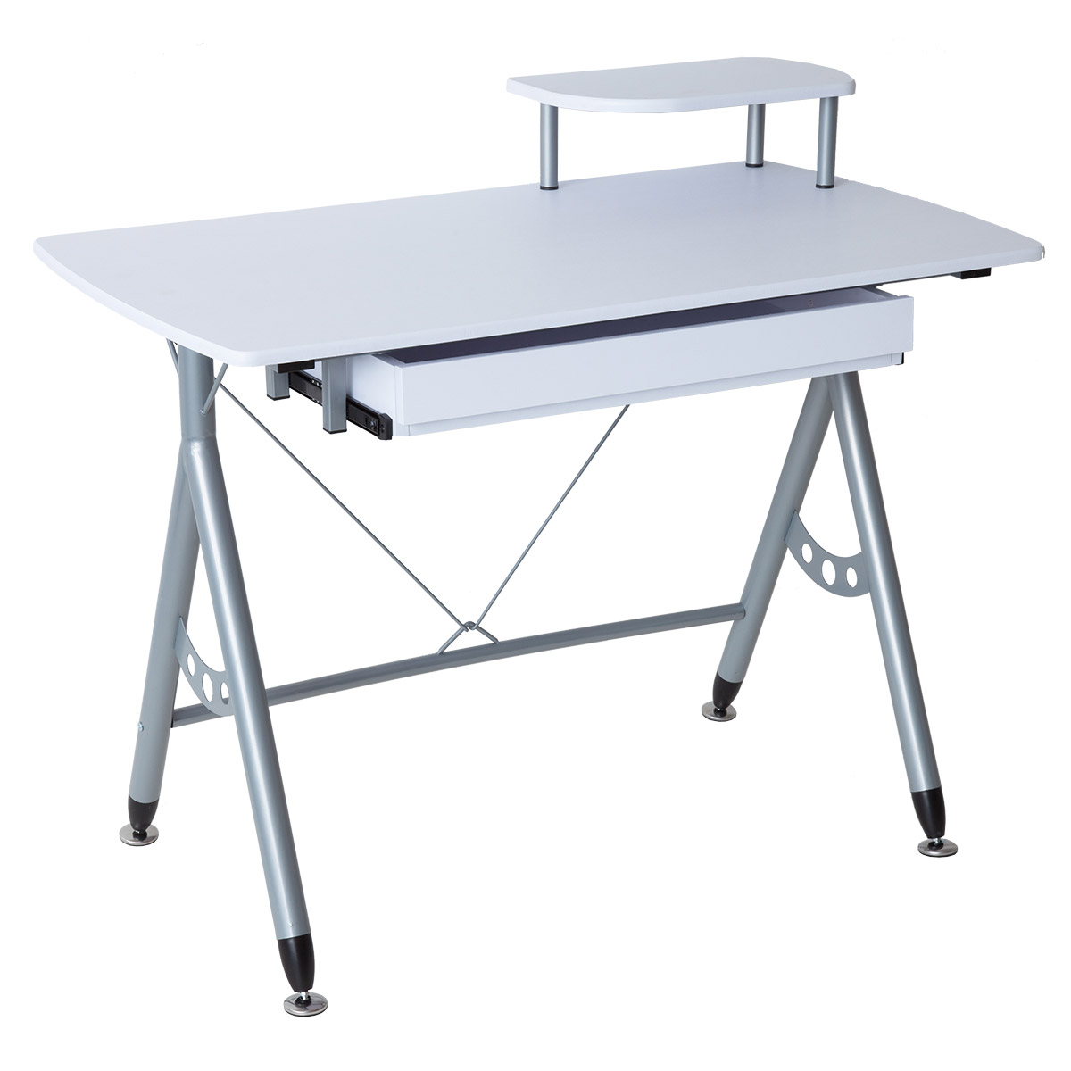 Computertisch DAVID - Farbe wählbar - weiss buche eiche | eBay