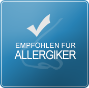 Siegel: Empfohlen für Allergiker